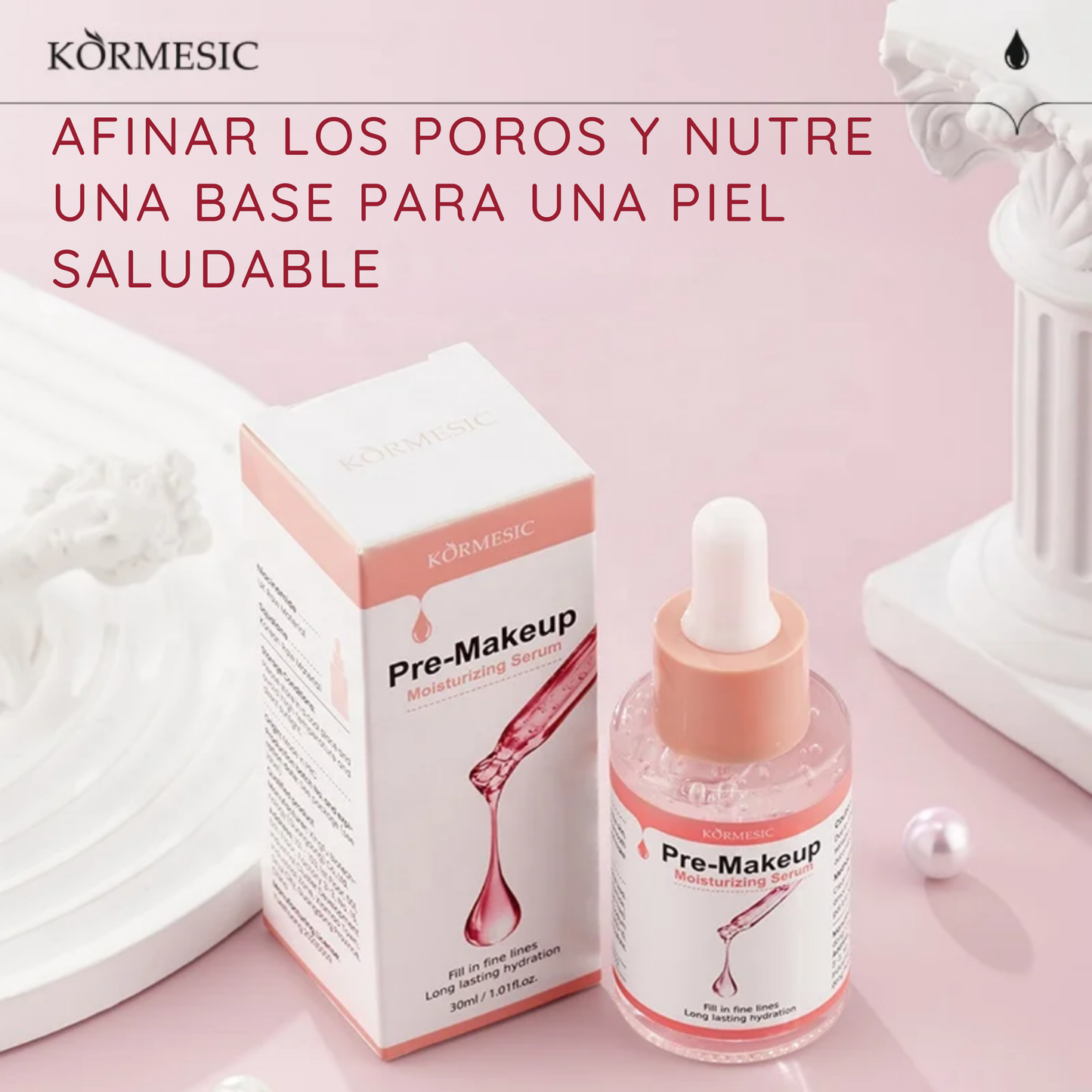 Serum Hidratante Pre Maquillaje Kormesic
