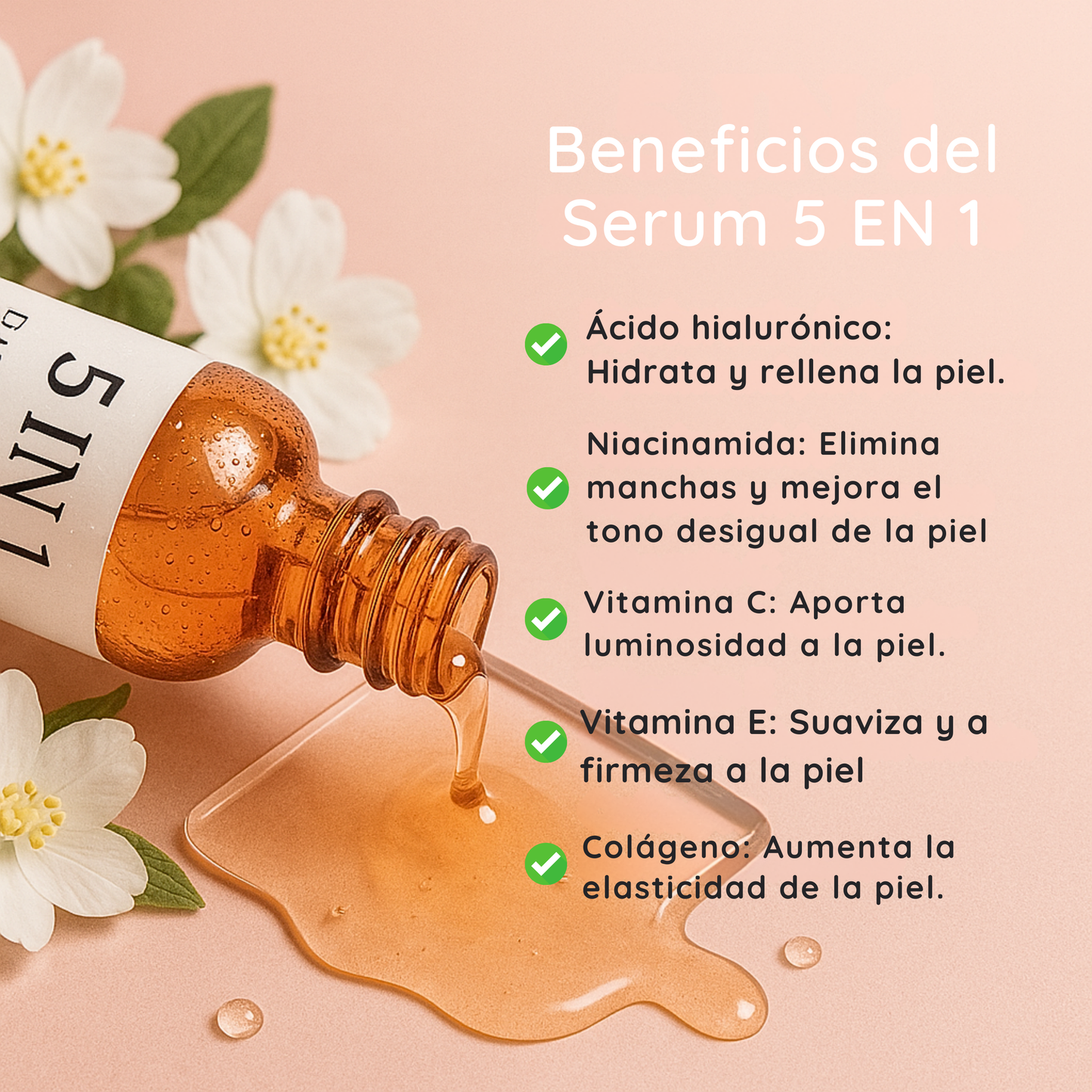 Sérum Facial 5 en 1