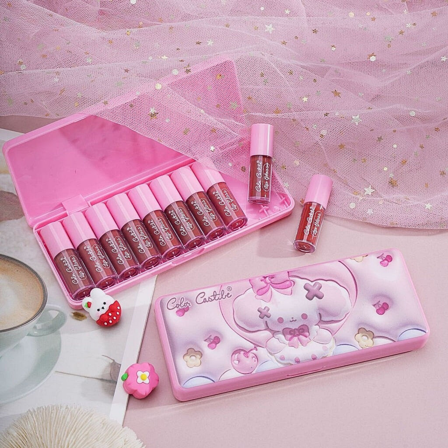 Set de Labiales Mate de 10 Piezas