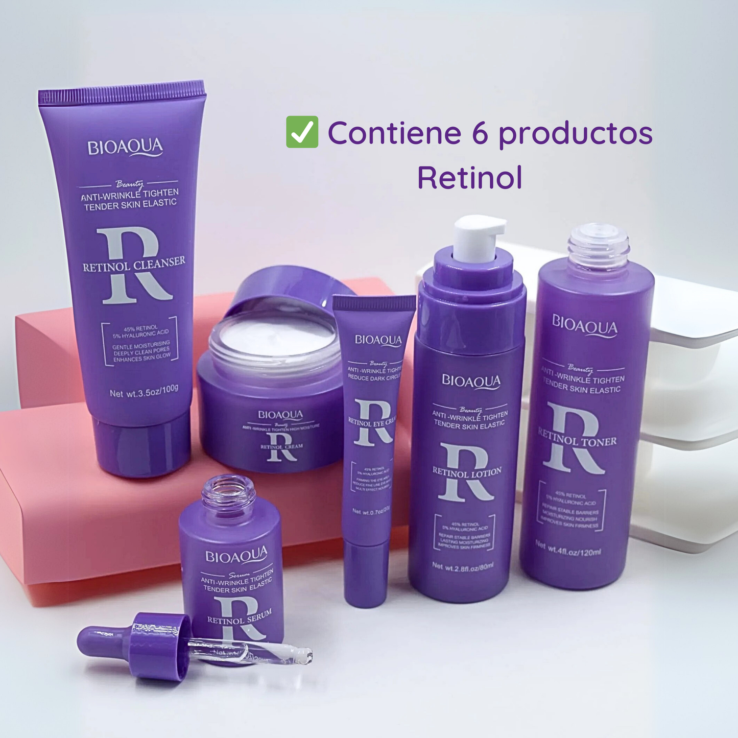 Kit RETINOL Antiarrugas y Antimanchas