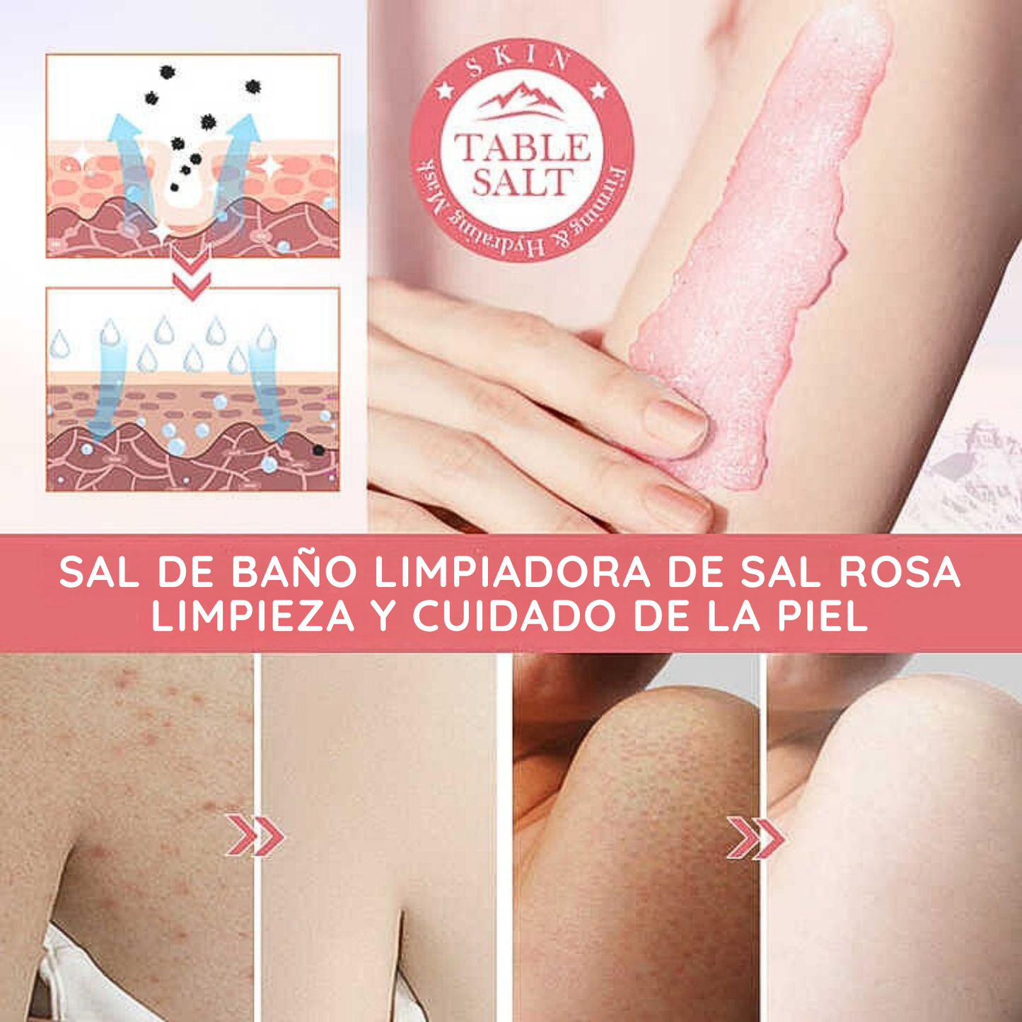Gel Exfoliante Con Sal Rosa Himalaya