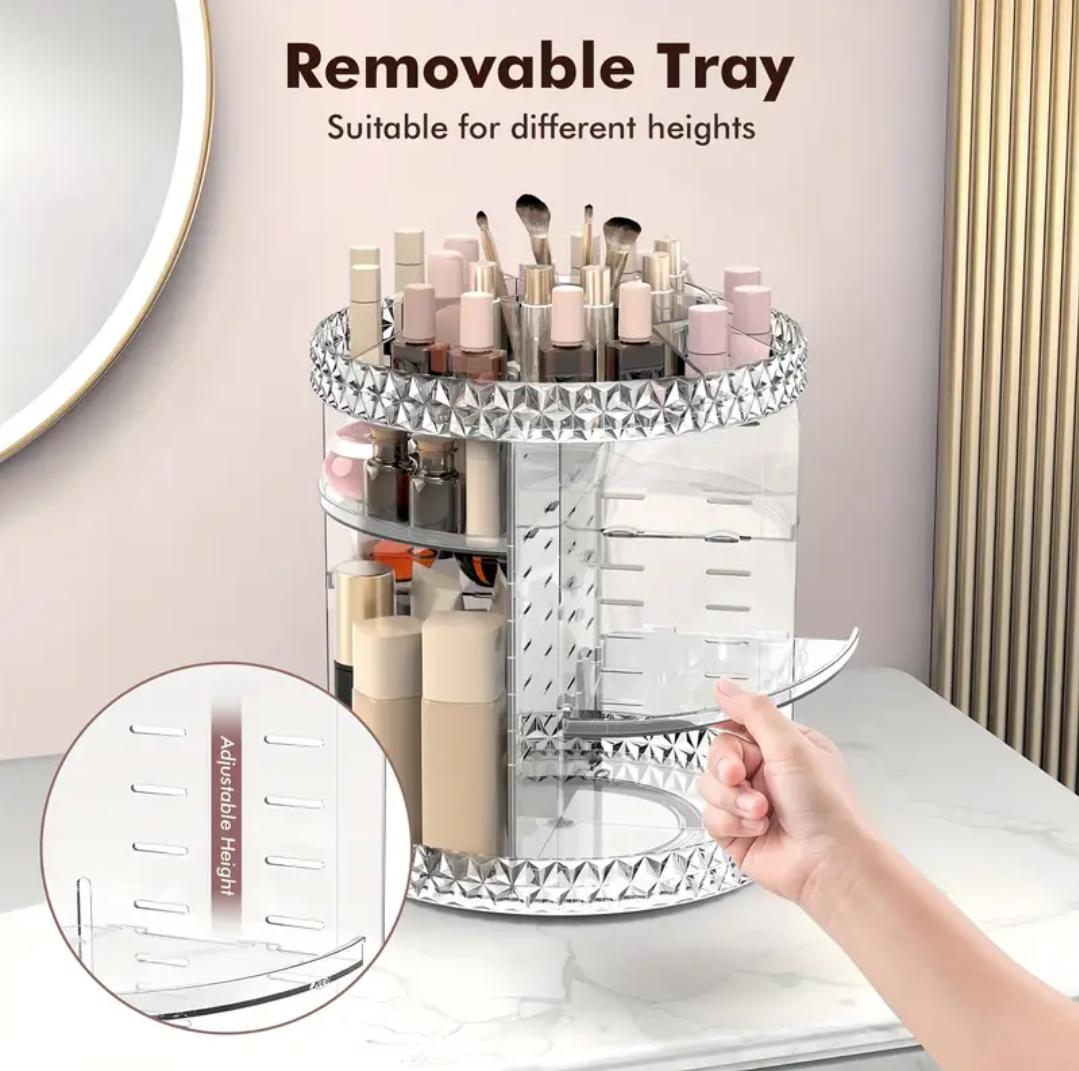 Organizador de Maquillaje Giratorio 360°