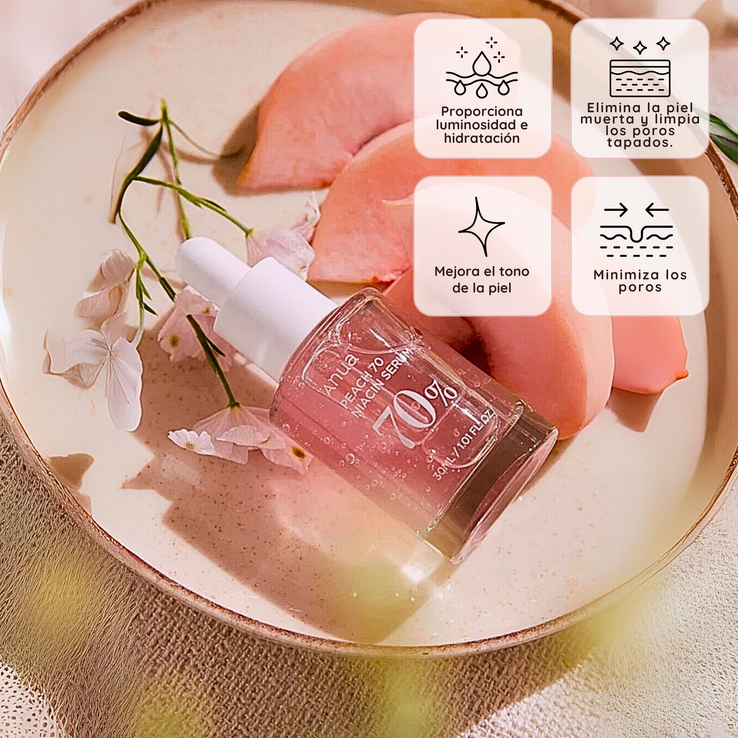 Sérum Facial ANUA 70% Peach 🍑