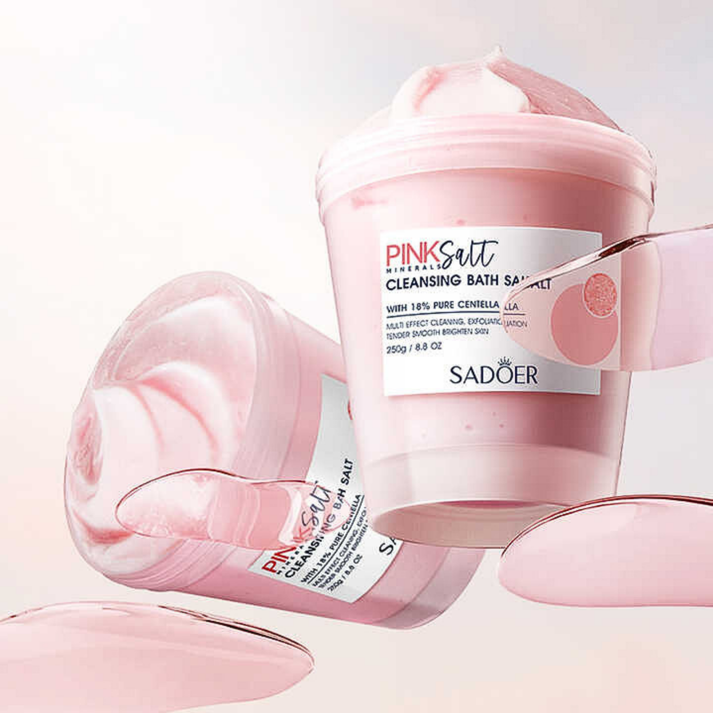 Gel Exfoliante Con Sal Rosa Himalaya