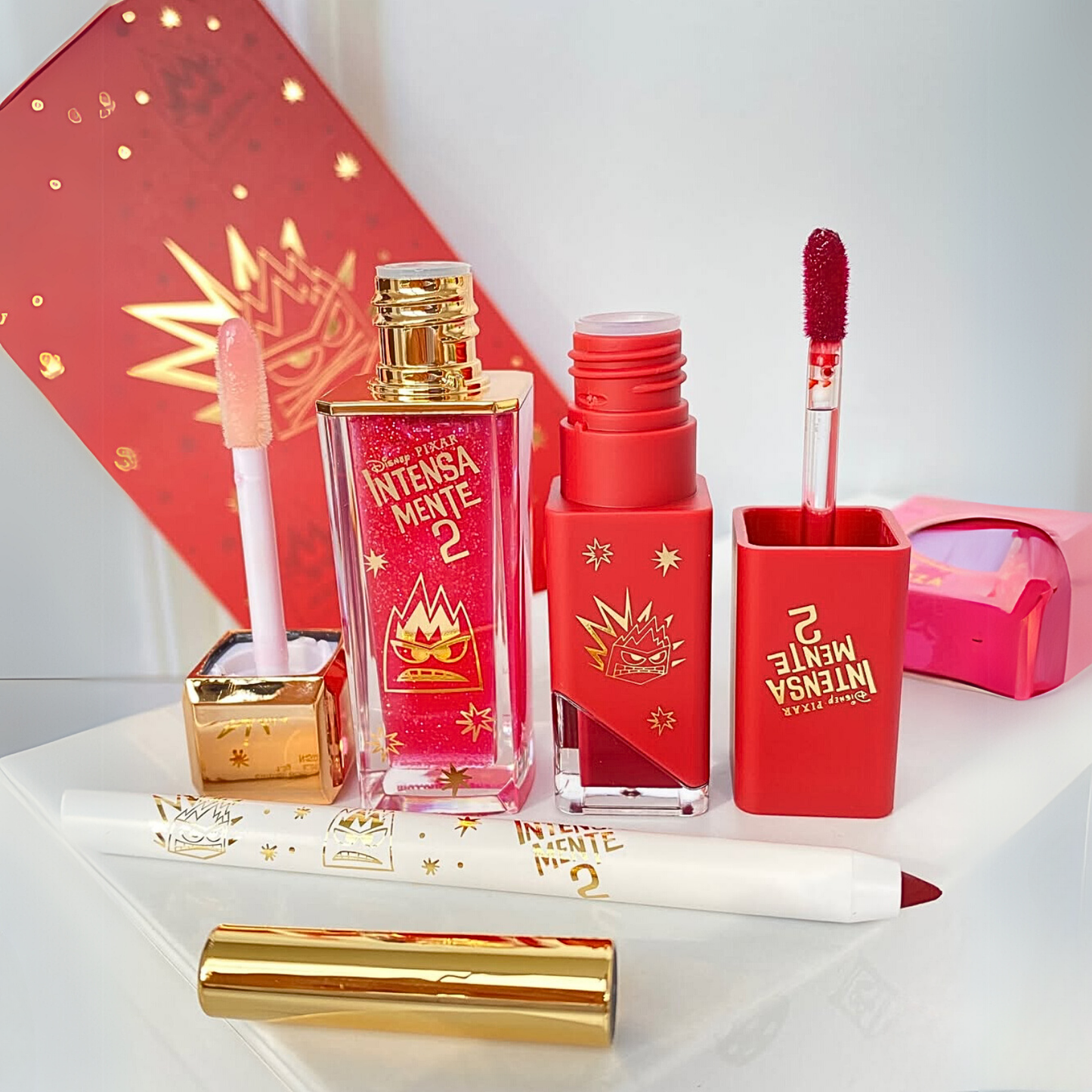 Kit Brillo Labial Delineador de Labios Furia de Intensamente 2 Trendy ❤️🔥