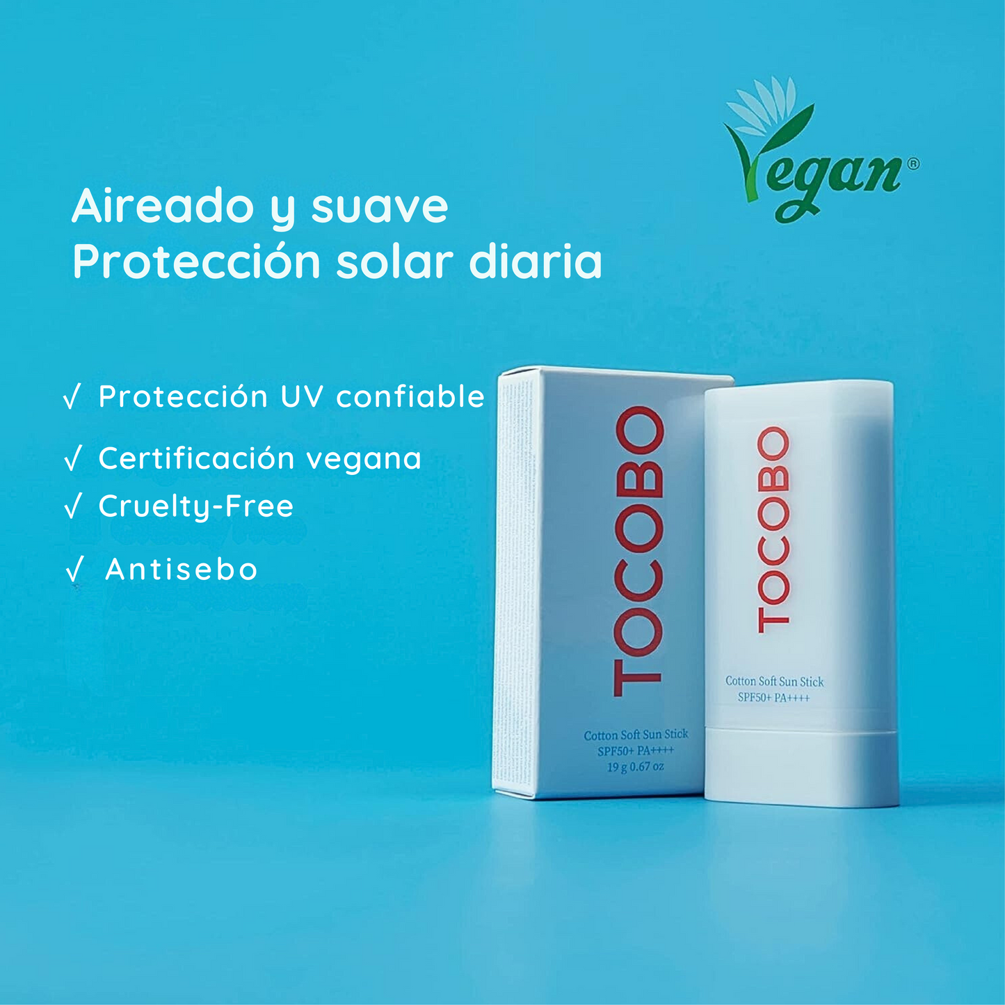 Protector Solar Azul TOCOBO