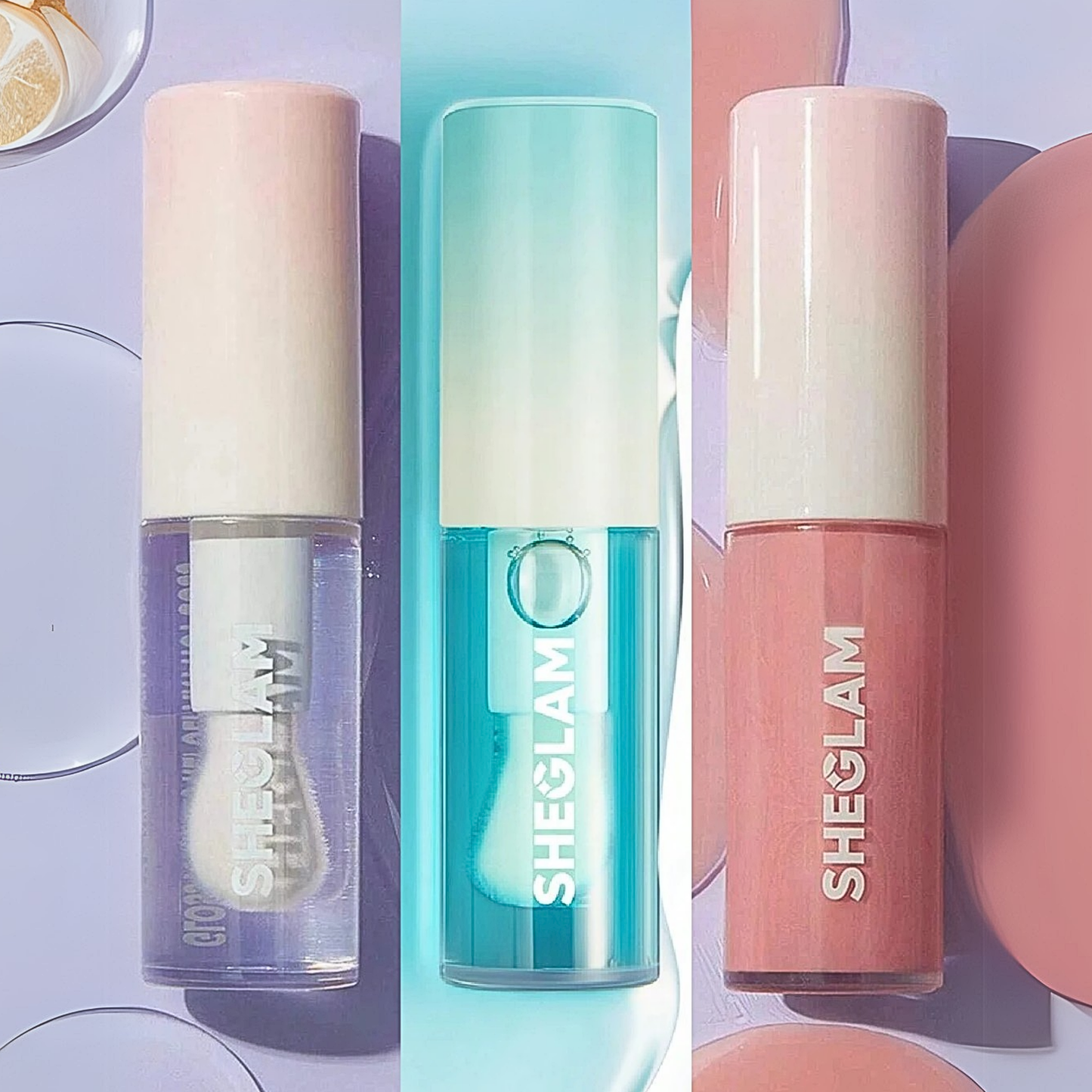 Combo Lip Gloss Voluminizador Sheglam × 3