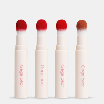 Labial Efecto Polvo Con Aplicador en Espuma
