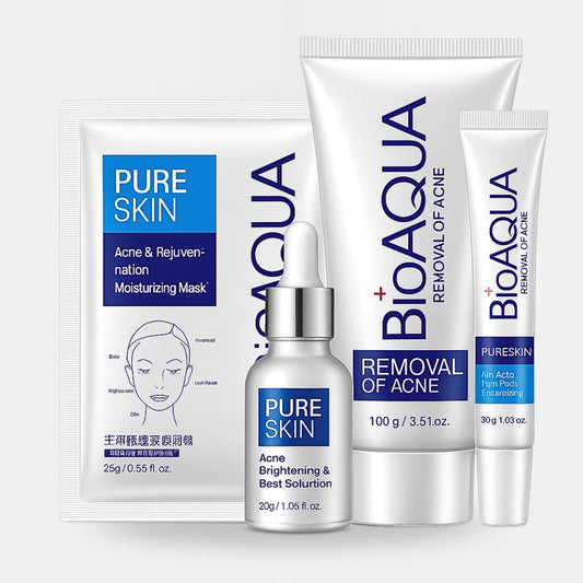 Combo Facial Antiacné × 4 Productos Bioaqua