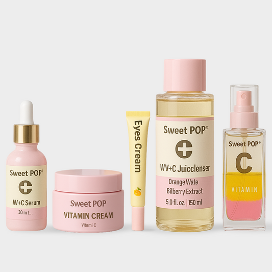 Combo Facial Glow Radiante Vitamina C Antioxidante Sweet Pop