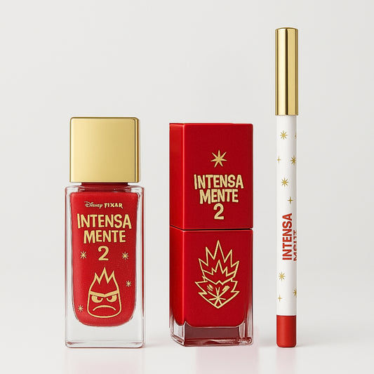 Kit Brillo Labial Delineador de Labios Furia de Intensamente 2 Trendy ❤️‍🔥