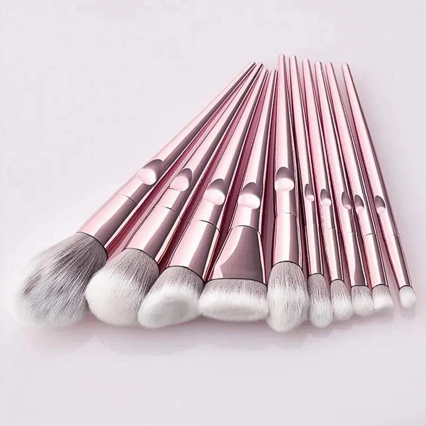 Set de 10 Brochas de Maquillaje