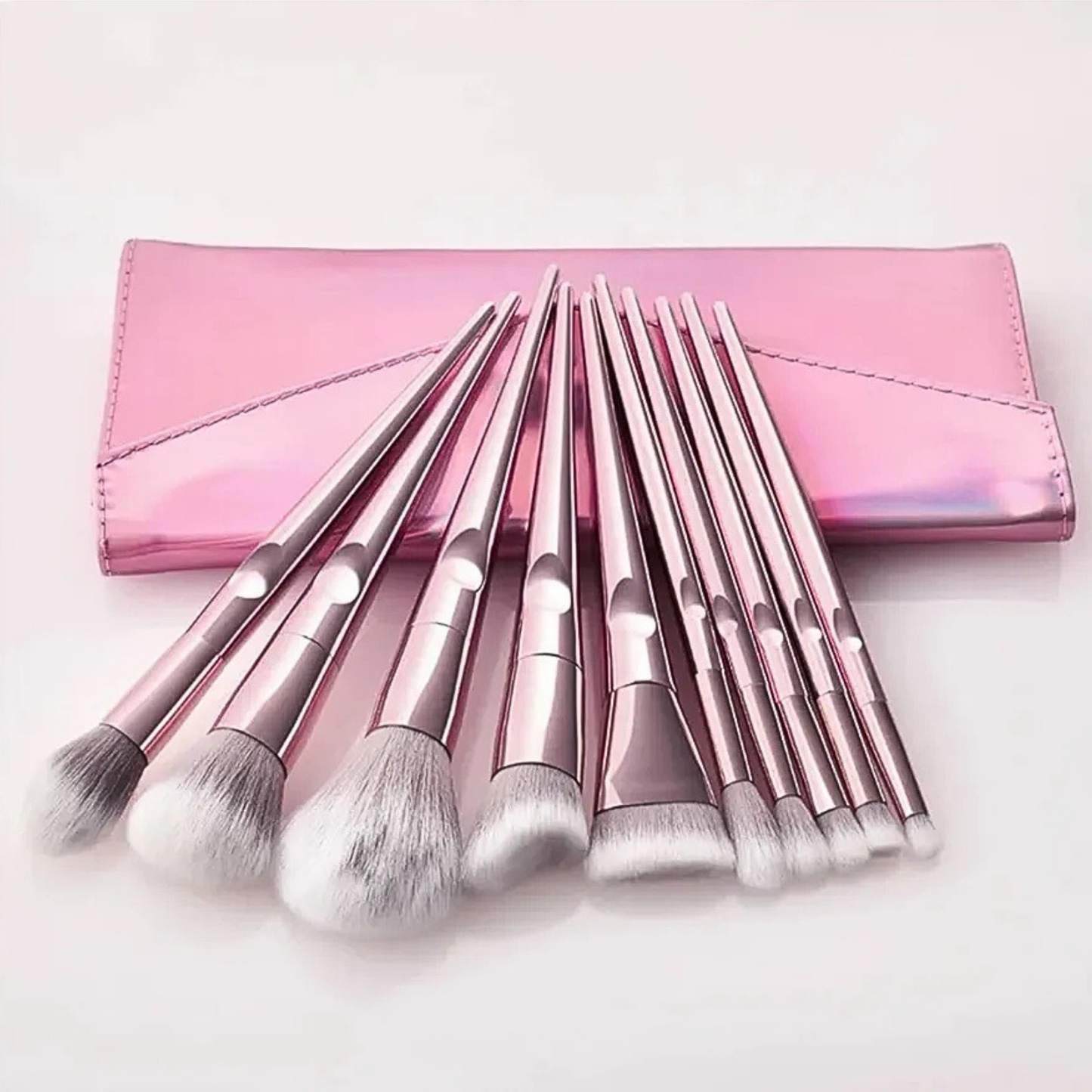 Set de 10 Brochas de Maquillaje