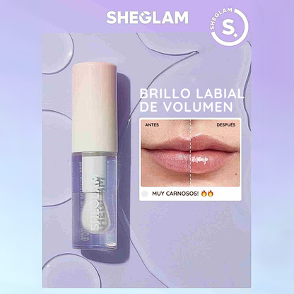 Combo Lip Gloss Voluminizador Sheglam × 3