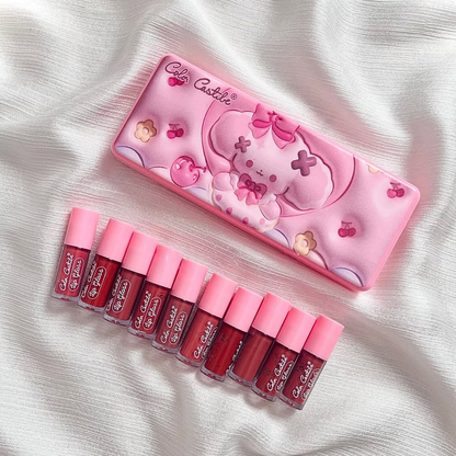 Set de Labiales Mate de 10 Piezas